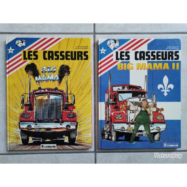 BD Les Casseurs Big Mama 1 et 2 Editions du Lombard