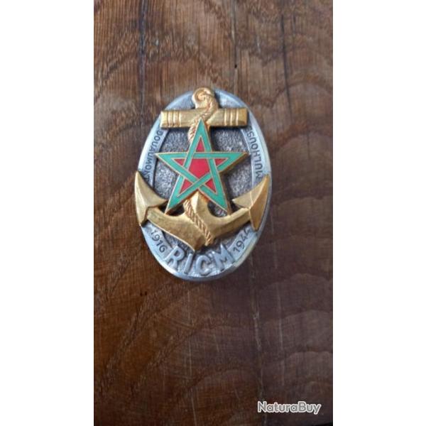 Insigne R�giment Infanterie Coloniale du Maroc (RICM) 1916-1944