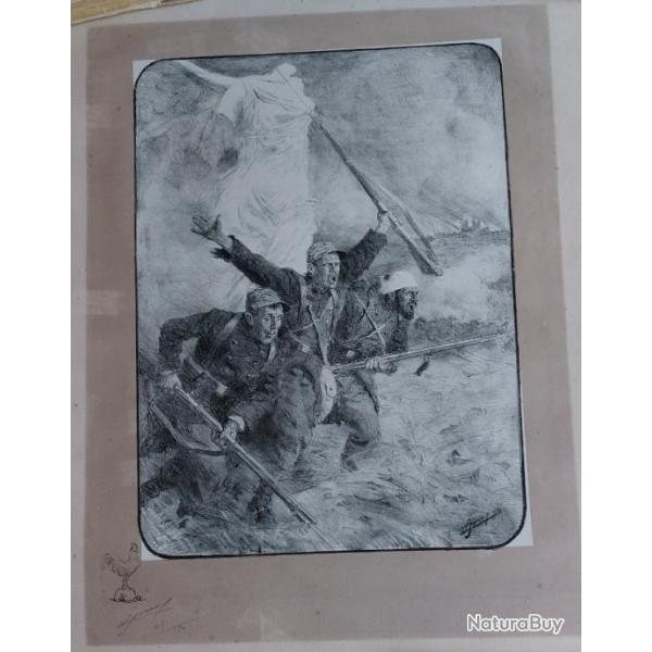 Lucien Jonas lithographie num�rot� 47/150Sign�e � deux endroits.