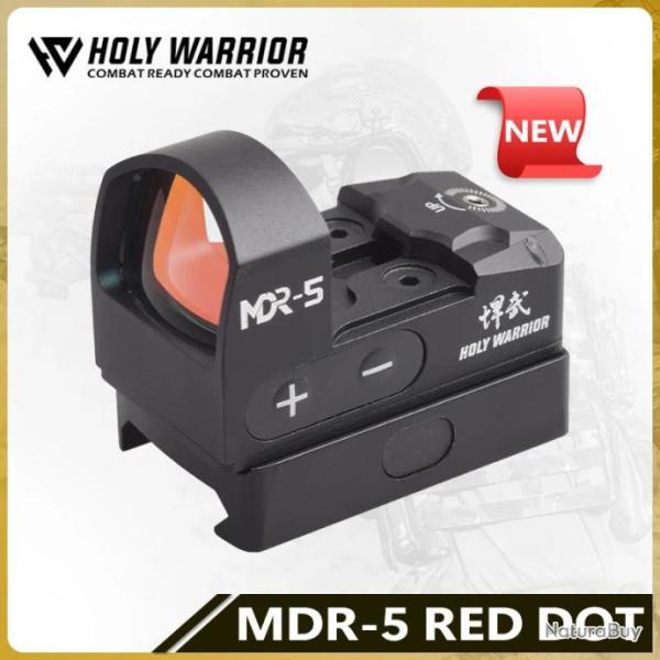 Viseur Optique Point Rouge/vert Tactical 551 - Rail 20 Mm - Neuf