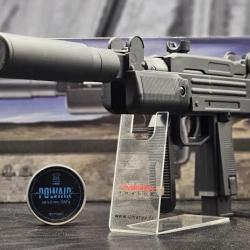 Pack pr&ecirc;t &agrave; tirer - PISTOLET A RESSORT IWI MINI UZI CAL 4.5MM Plombs