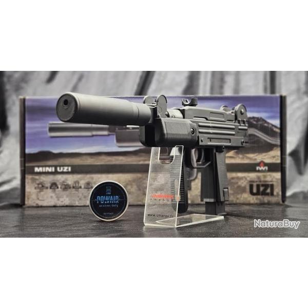 Pack pr�t � tirer - PISTOLET A RESSORT IWI MINI UZI CAL 4.5MM Plombs