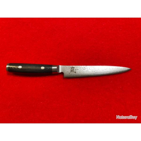 COUTEAUX DE CUISINE : YAXELL JAPAN, GAMME RAN D�COUPER, LAME 15 cm DAMAS 69 COUCHES