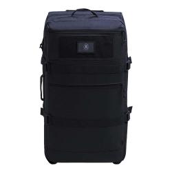 Sac de transport &agrave; roulettes TRANSALL 120 L bleu marine