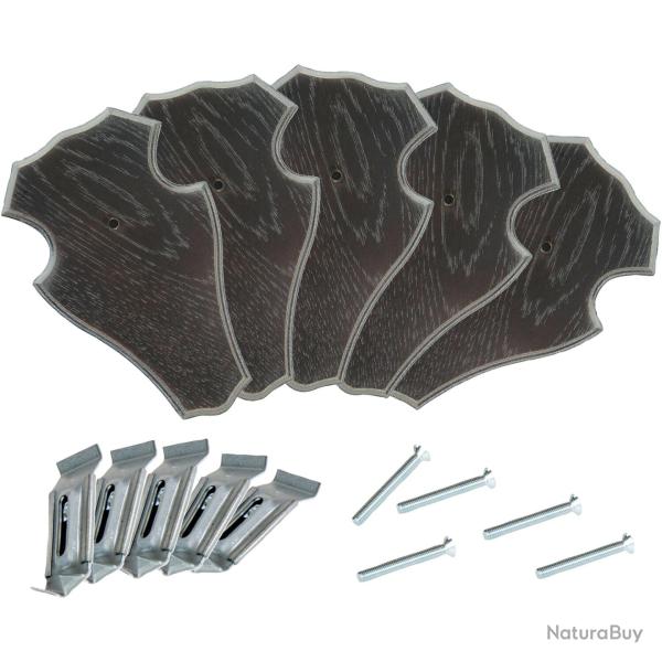 kit de 5 plaques trophes avec pinces et vis (Modle: Fonc)