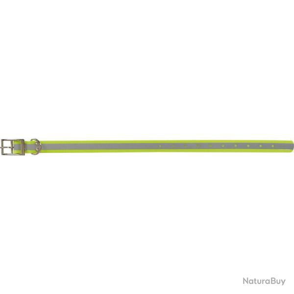Collier rflchissant jaune fluo
