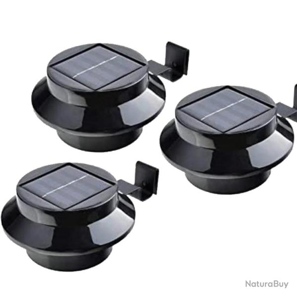 3 Lampes solaires pour goutti�re