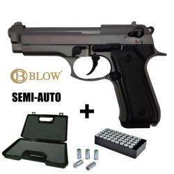 PISTOLET A BLANC BLOW F92 - 9MM PAK Fum&eacute;