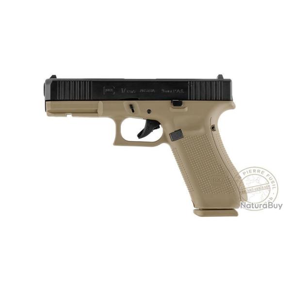 Pistolet d'alarme � blanc, gaz ou flash GLOCK 17 Gen 5 - Cal. 9mm PAK Coyote
