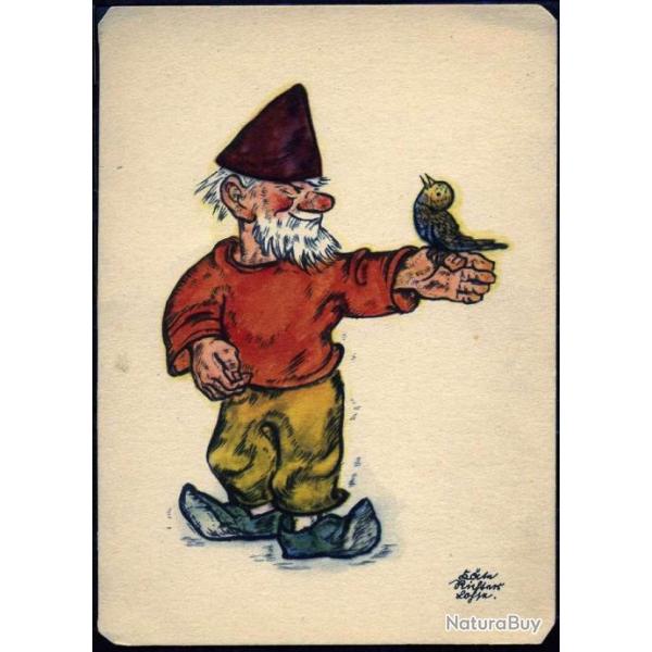 Allemande Carte postale ancienne, illustr�e des ann�es 1940's