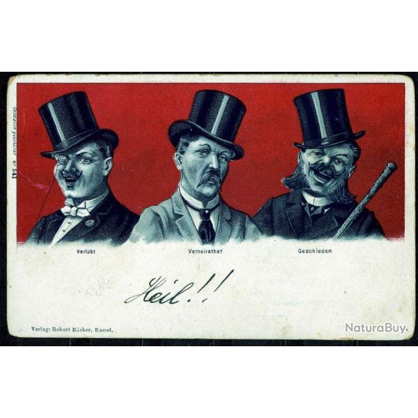 allemande Carte postale ancienne, Verlag: Robert Bucker, Kassel 1900's