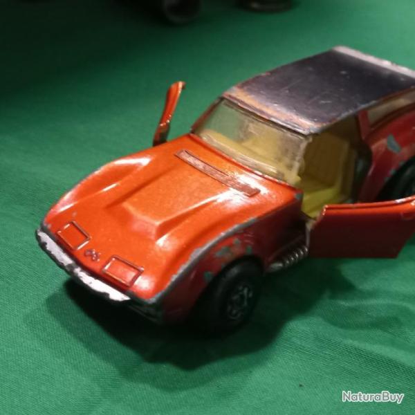 Matchbox Superkings Corvette K-55  DE 1975  CAPER CART  LESNEY PRODUCT
