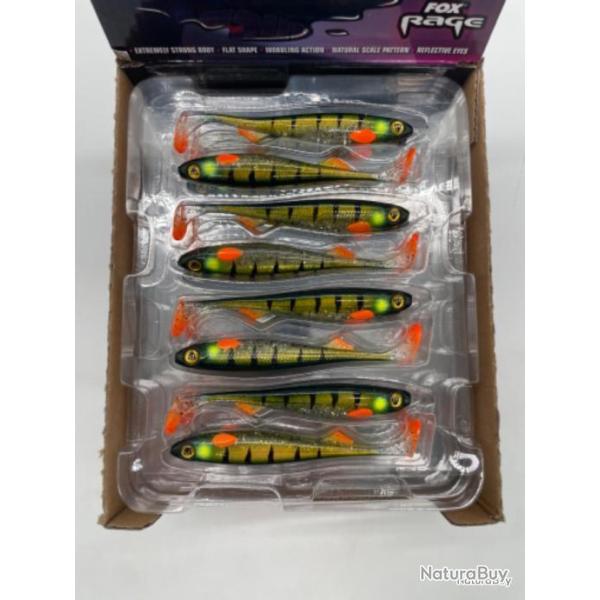 Leurre souple Fox rage slick Shad EXCLUSIF Green z�bra ghost 11cm