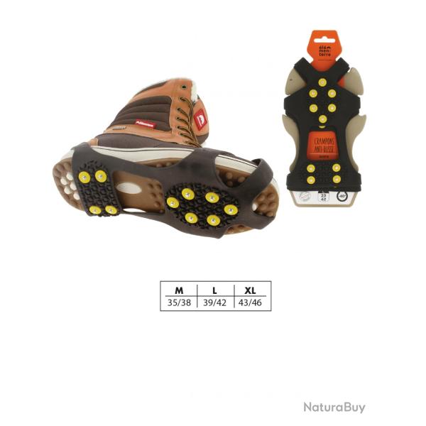 Crampons Elementerre "Bouquetin" 35 - 38 Noir