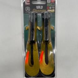 Leurres souples LMAB drunk dancer gold orange 15cm