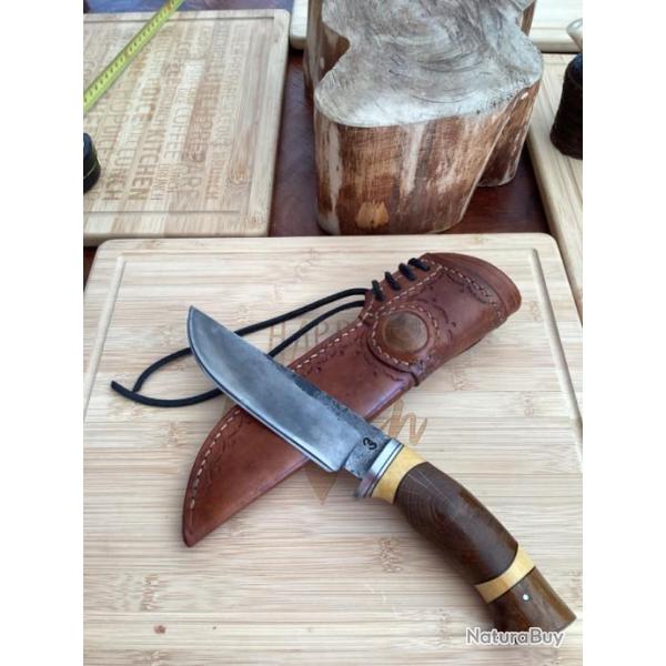 Superbe couteau poignard de Mickael MOING mod�le unique