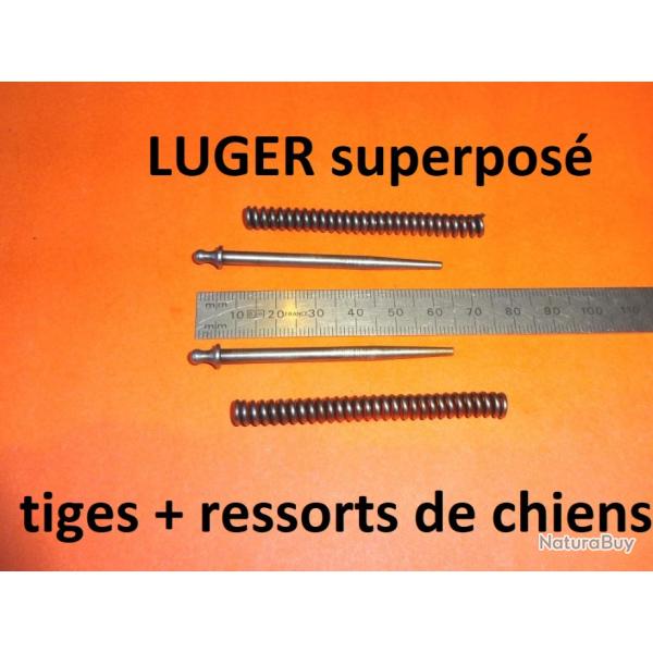 paire de ressorts de chiens + tiges fusil LUGER superpos� - VENDU PAR JEPERCUTE (TS104)