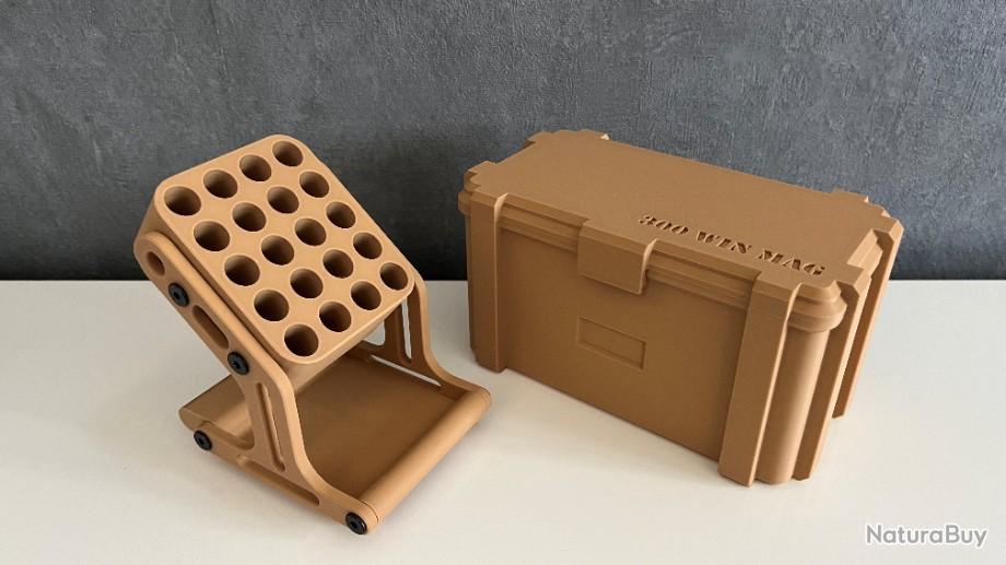 Présentoir à Munitions 300 Win Mag - Couleur Sable - Fabriqué En France