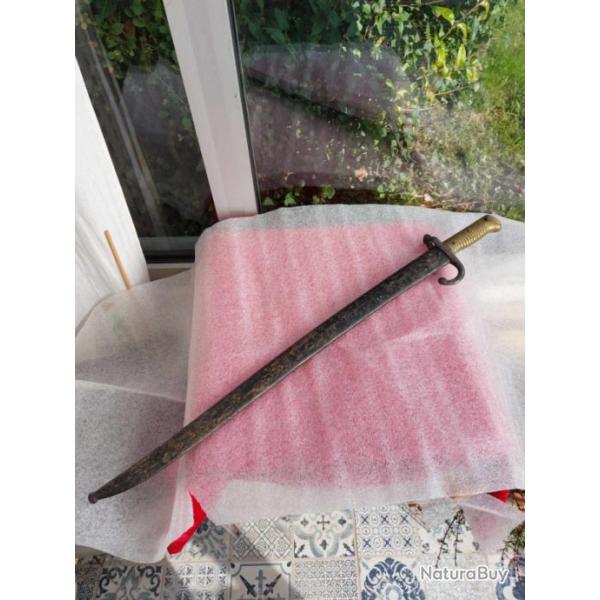 Ba�onnette Chassepot 1874 Saint Etienne nombreux marquages