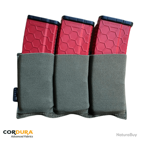 Porte Chargeur Triple "FAST FIT" (Cordura� / Ten-Speed U.S) - HONOR� RANGER GREEN