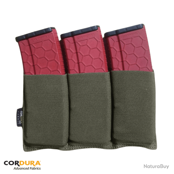 Porte Chargeur Triple "FAST FIT" (Cordura� / Ten-Speed U.S) - HONOR� COYOTE