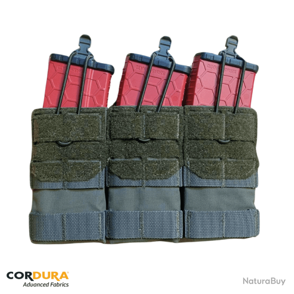 Porte Chargeur Triple "CastraPraetoria" 5.56 - HONOR� RANGER GREEN
