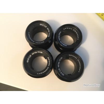 3 BOBINE MOULINET MITCHELL TOP MATCH 400 HS 12/150 SPOOL CONCEPT REEL