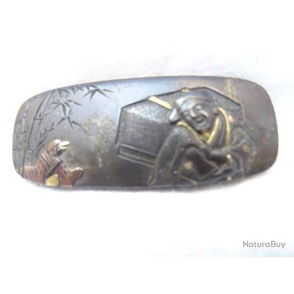 japon138) lot = tr�s bel ornement rectangulaire ovalis� = voir photos et description