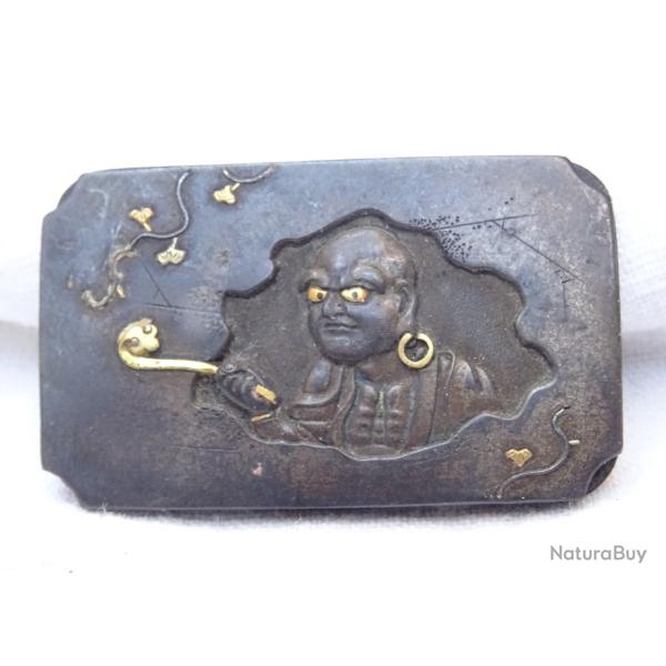 japon141) lot = tr�s bel ornement rectangulaire a angles coup�s  = voir photos et description