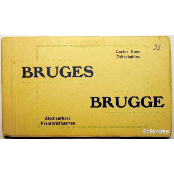 Carte lot de 19 ancienne, Bruges, Belgique Bruxelles 1900's