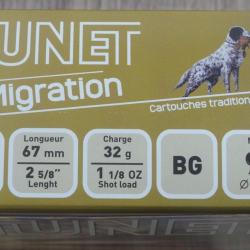Cartouches TUNET MIGRATION Cal 12/67 - PLOMBS N&deg;9 - BG