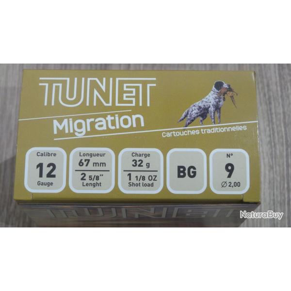 Cartouches TUNET MIGRATION Cal 12/67 - PLOMBS N�9 - BG