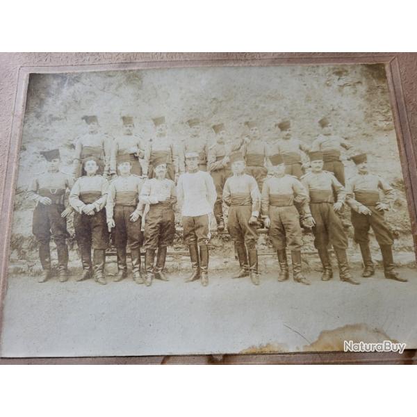 Ancienne photo Militaire 2�me r�giment d'Afrique. Jouvet&fils Alg�rie