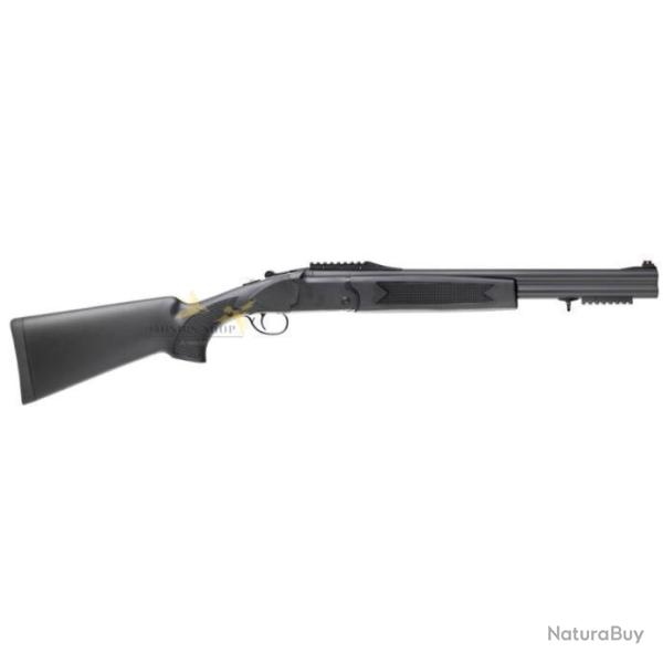 Fusil de chasse superpos� INTEGRA en acier et synth�tique noir cal.12/76 slug avec canon 51cm
