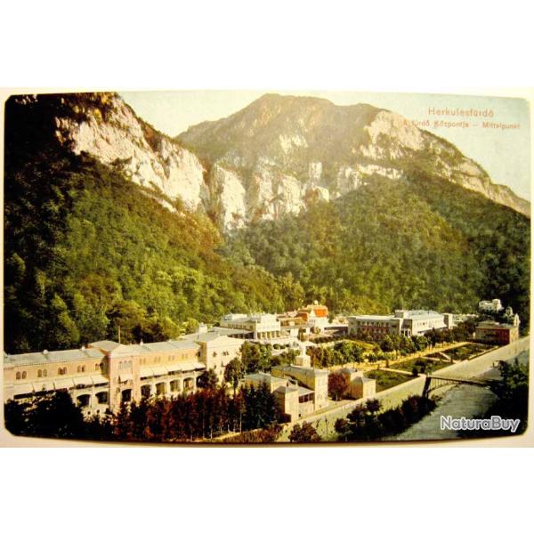 Carte postale ancienne Hongrie -Krizsany Herkulesfrdo, Hungary 1911