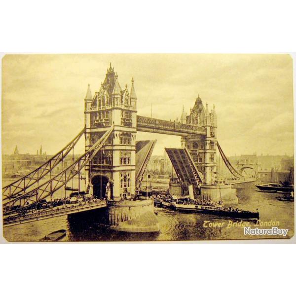 Carte postale ancienne England, London - Tower Bridge 1900's