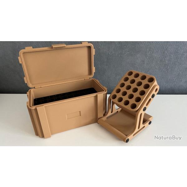 Boite de transport 308 Win + Pr�sentoir � munitions 308 Win