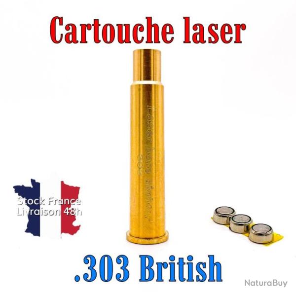 Cartouche laser de r�glage calibre 303 British - Envoi rapide depuis la France