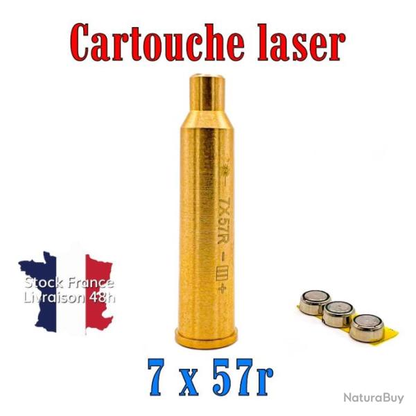Cartouche laser de r�glage calibre 7x57r - Envoi rapide depuis la France