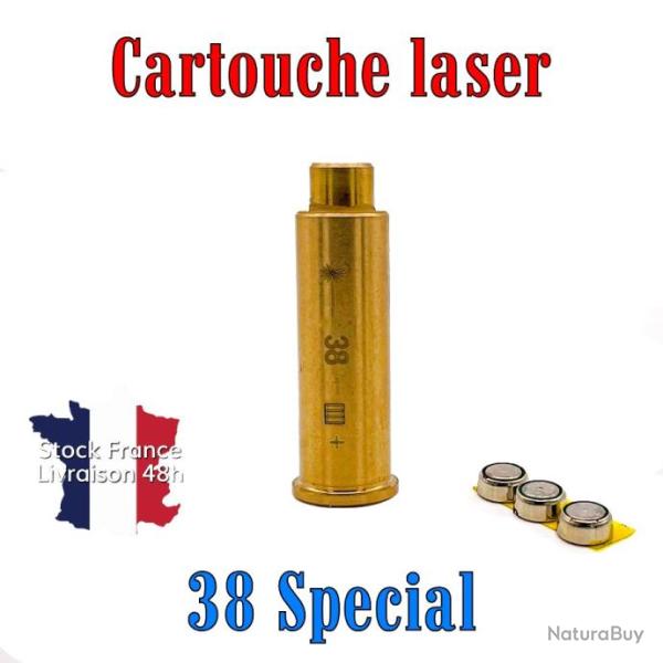 Cartouche laser de r�glage calibre 38 Special - Envoi rapide depuis la France
