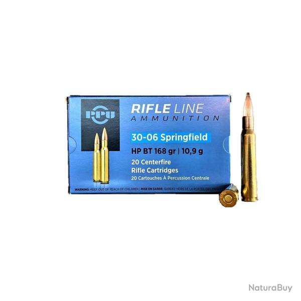 PPU 30-06 SPRING HP BT 168gr