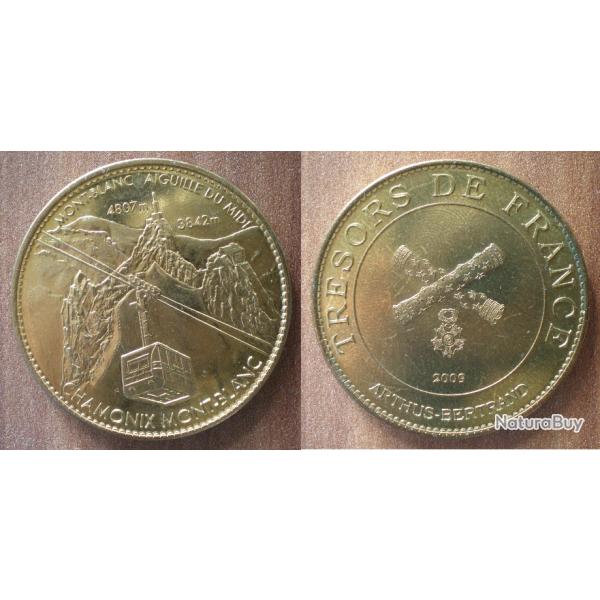 M�daille Chamonix Mont Blanc Aiguille du Midi Telepherique par Arthus Bertrand 2009