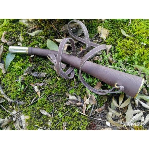 Tr�s belle trompe gain�e  35 cm  gros embout...