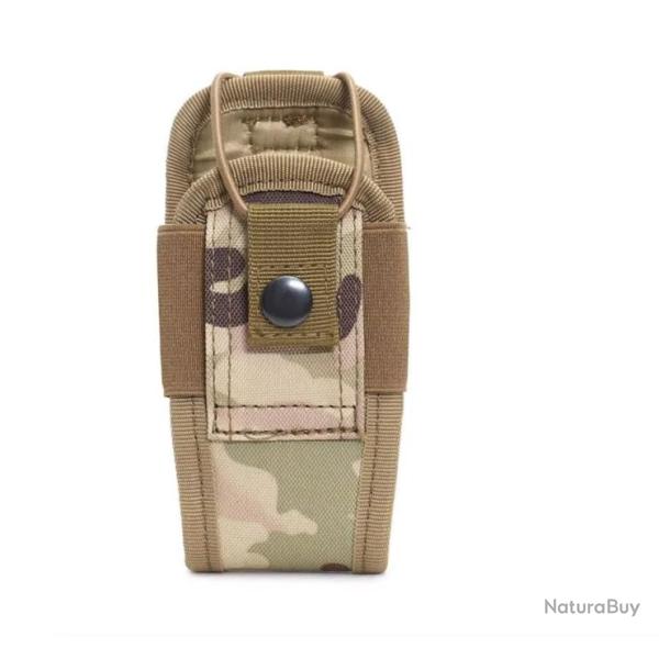�tui Tactique Ext�rieur pour Talkie-Walkie - Protection Molle Durable et Polyvalente Camouflage