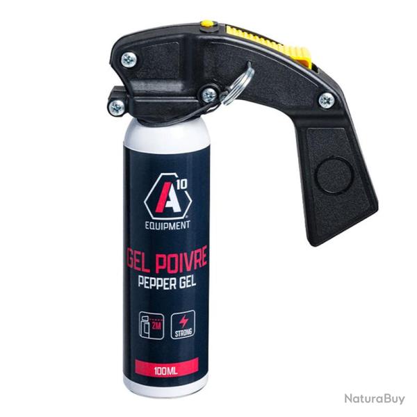 AEROSOL DE DEFENSE 100ML AVEC POIGNEE SECU-ONE GEL POIVRE