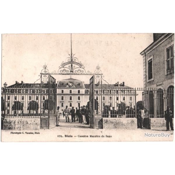 CPA MILITARIA  -  BLOIS  -  CASERNE MAURICE DE SAXE