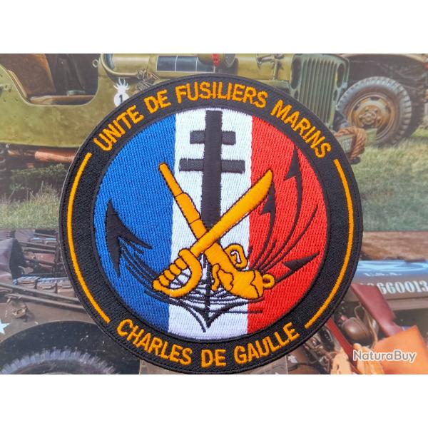 Unit� de Fusilliers Marins - Charles de Gaulle - Diam:100mm