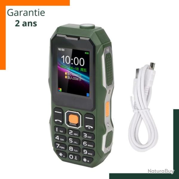 T�l�phone portable antichoc et �tanche Batterie de 5800mAh - Radio FM - Livraison gratuite et rapide