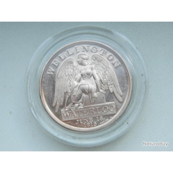 M�daille comm�morative 200 ans de la bataille de Waterloo