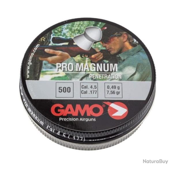Boite de 500 PLOMBS Diabolos PRO MAGNUM Penetration T�te Pointue CAL. 5,5 MM 7.56 0.49gr
